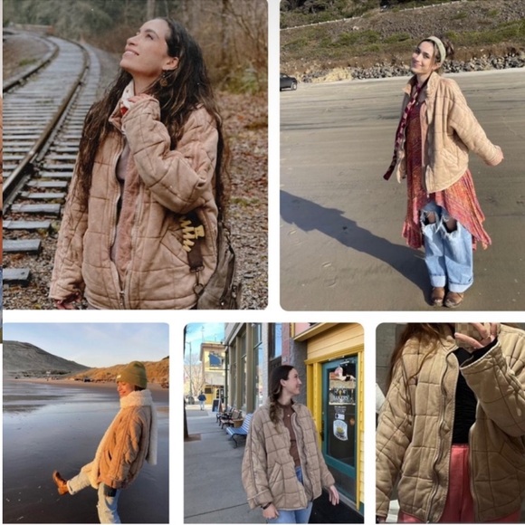NWT Free People | Dolman Quilted Jacket | Medium - Picture 6 of 16